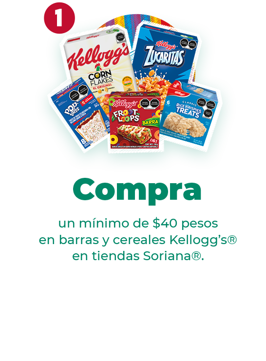 Compra productos Kellog's y acumula puntos