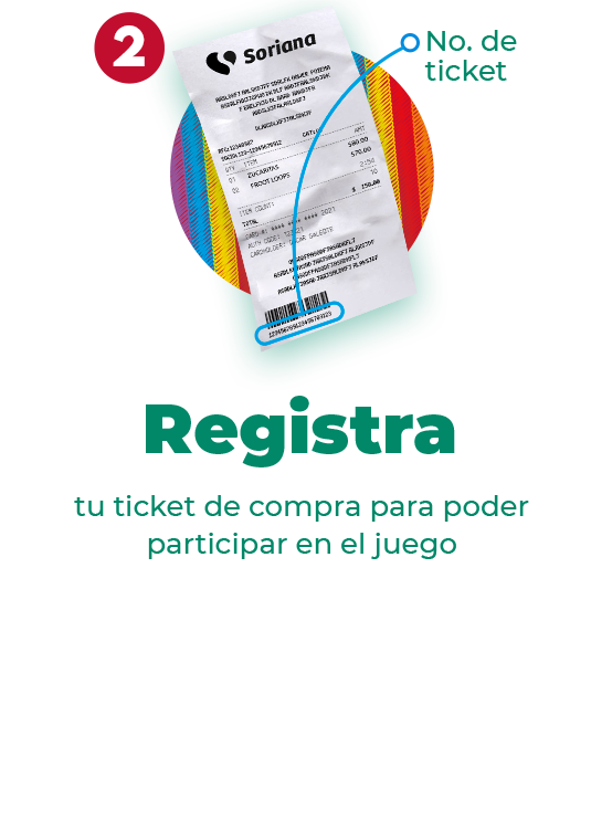 Registra el ticket de tu compra